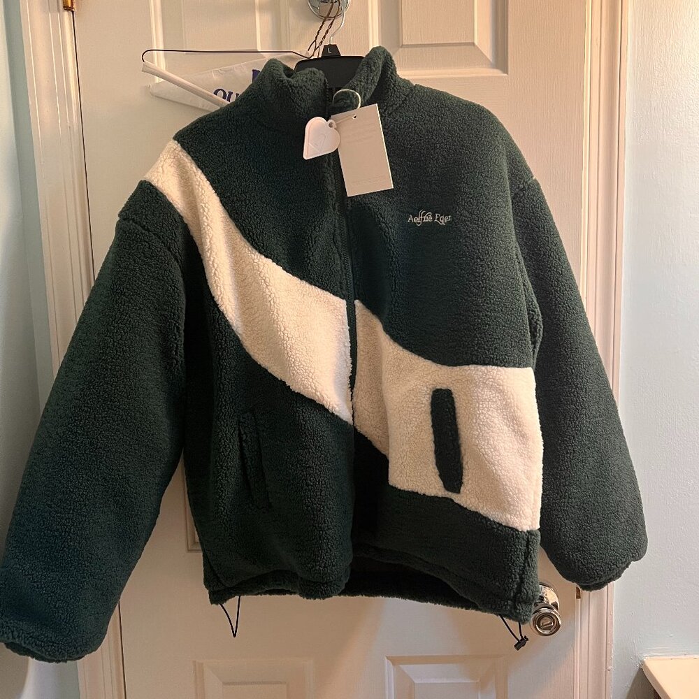 Aelfric Eden Patchwork Sherpa Coat